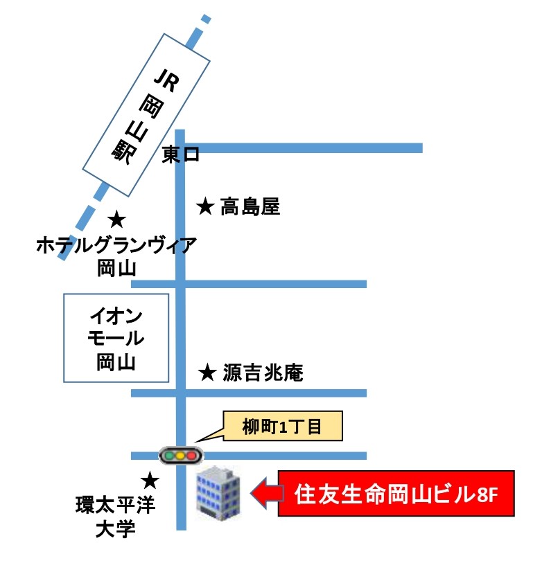 岡山支部地図画像