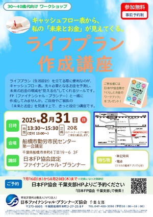 (30~40歳代向けワークショップ)ライフプラン作成講座PDF