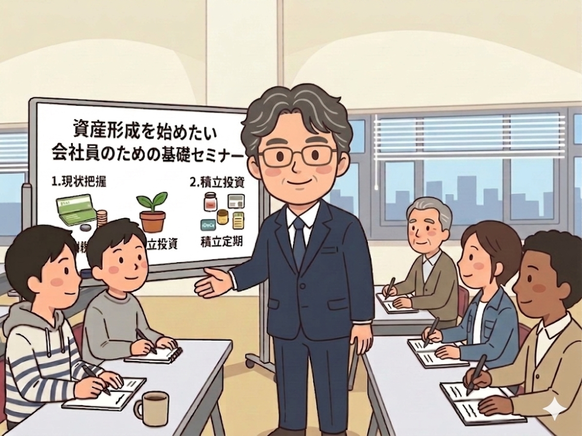 資産形成を始めたい会社員のための基礎セミナー画像